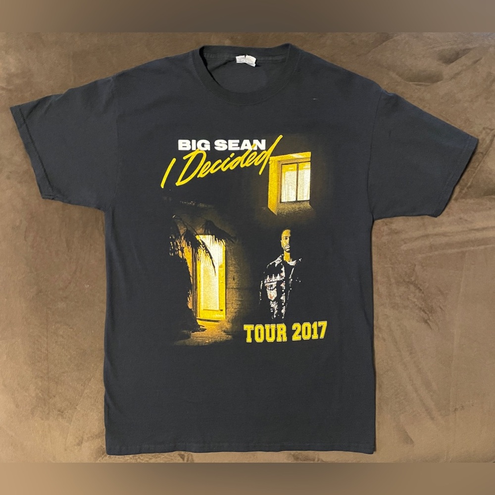 Big Sean 2017 “I Decided”Concert Tour Tee Black Medium